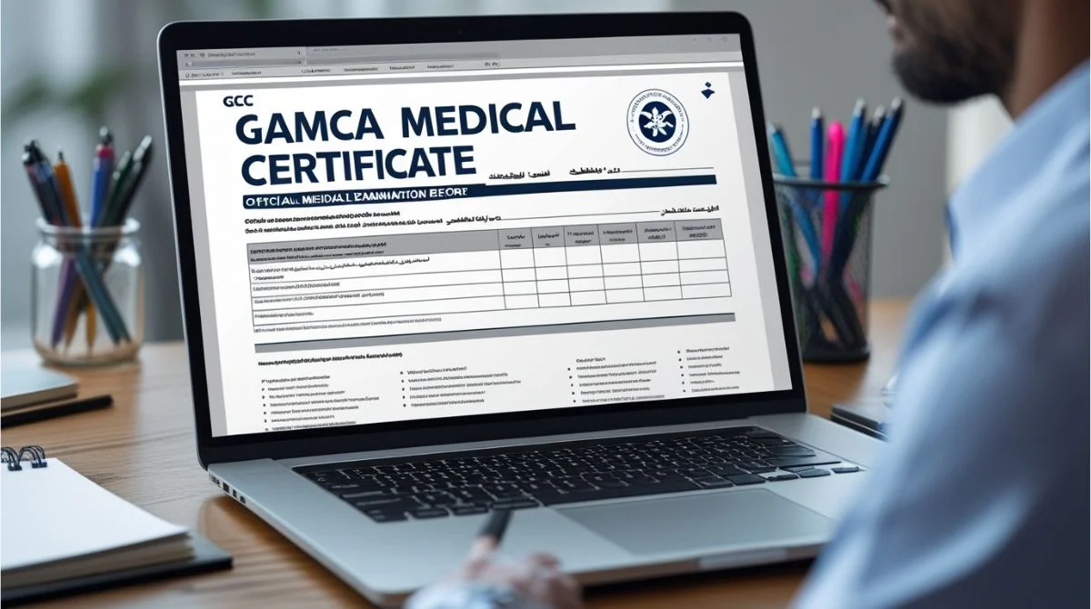 GAMCA medical report online